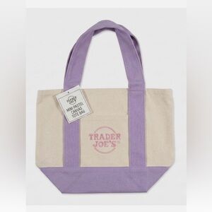 🌷Trader Joe’s Mini Canvas Tote